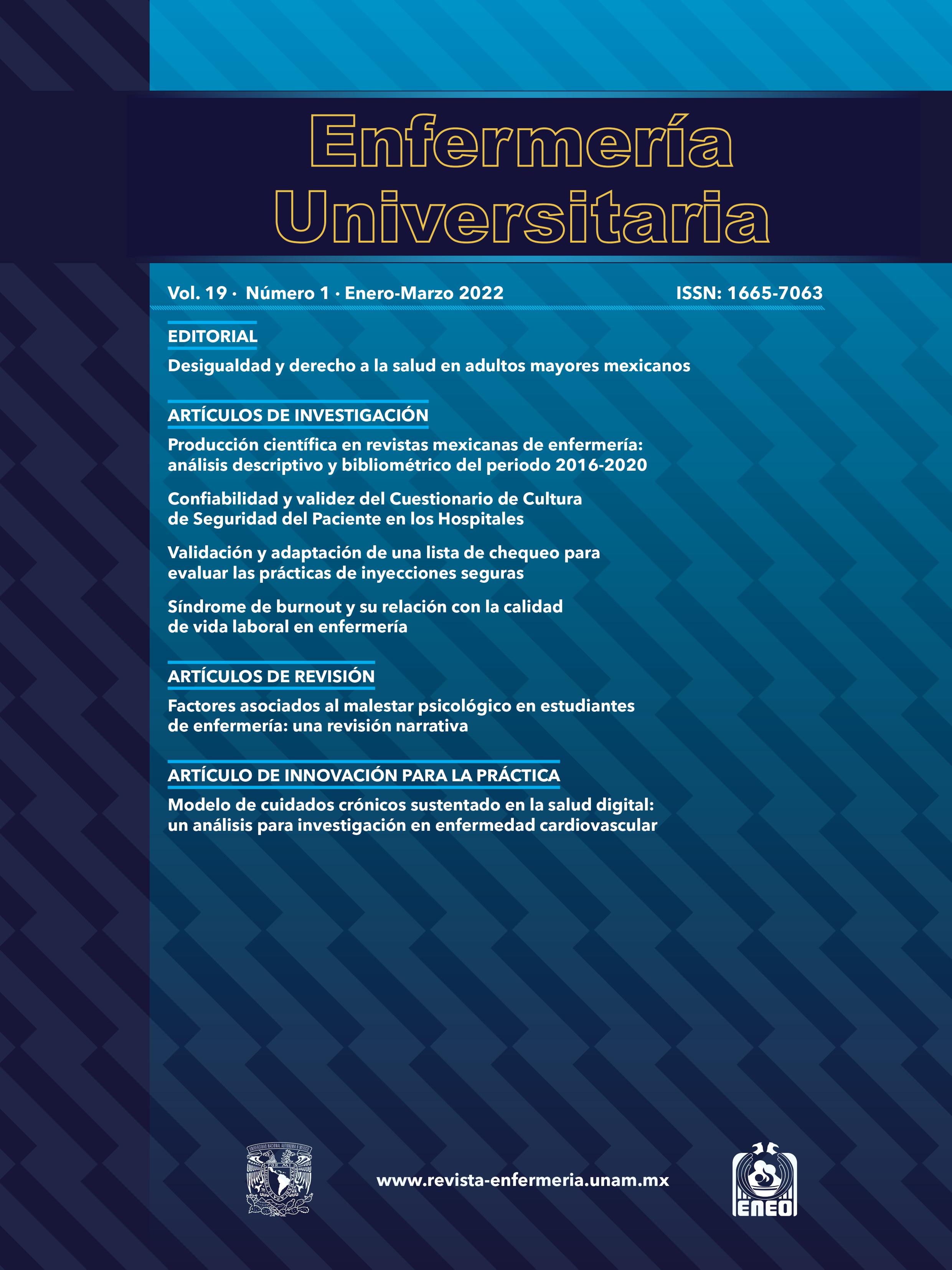 Revista Avances - Facultad de EnfermerÃa - Universidad Nacional